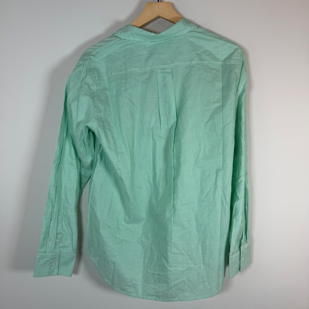 Everlane The Silky Cotton Relaxed Micro Pinstripe Button Up Shirt Top NEW NWT 6 - Picture 3 of 3